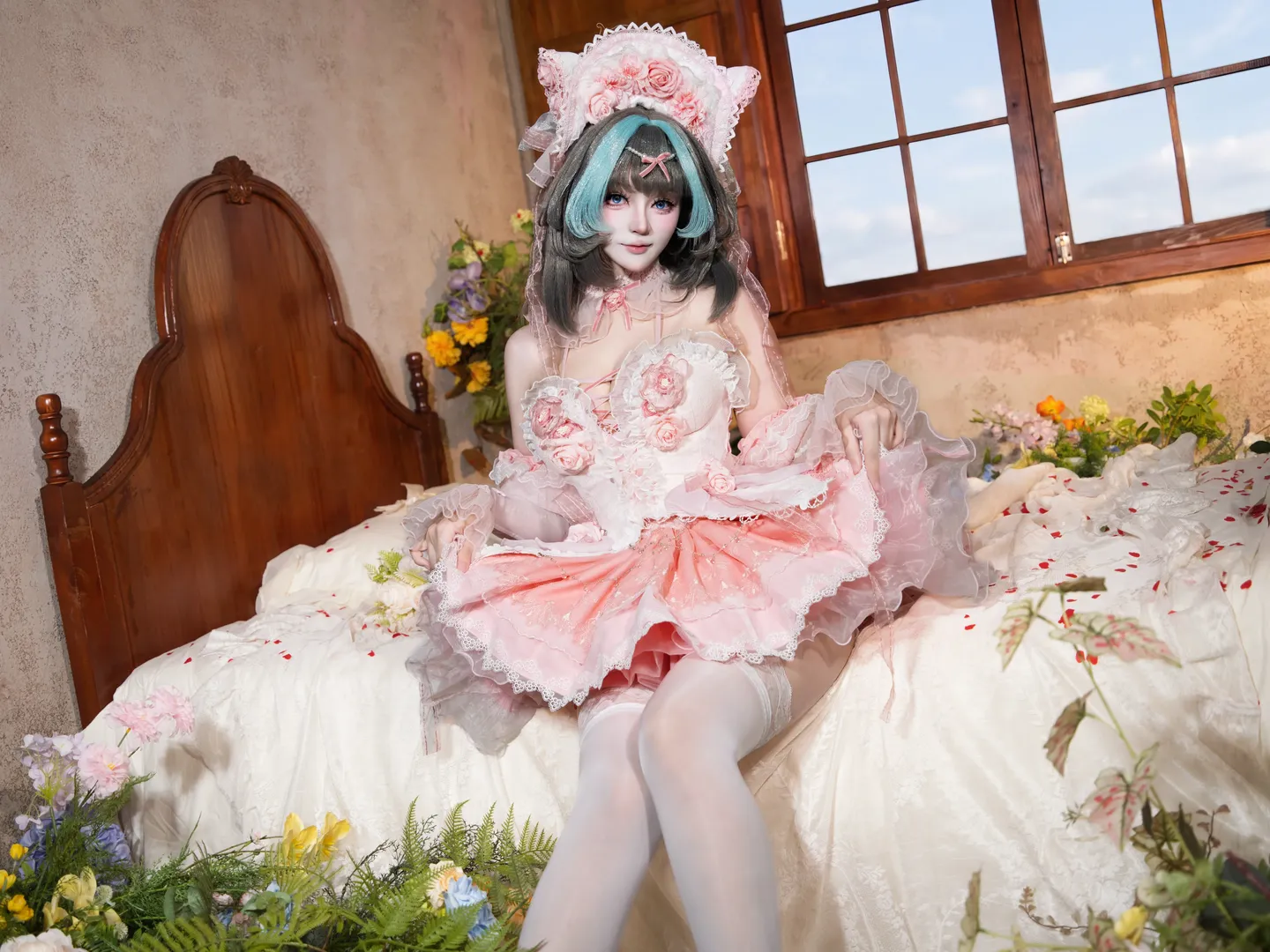 【柴郡cos】碧蓝航线花房里的梦幻小猫咪 - 第 3 张