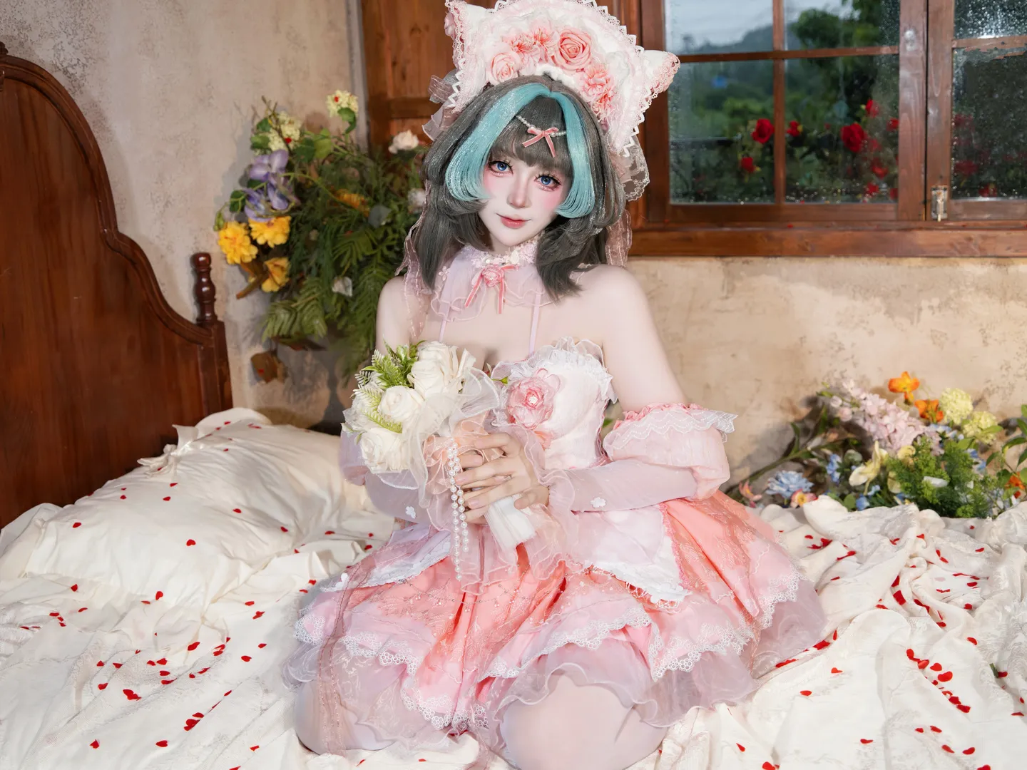 【柴郡cos】碧蓝航线花房里的梦幻小猫咪 - 第 4 张