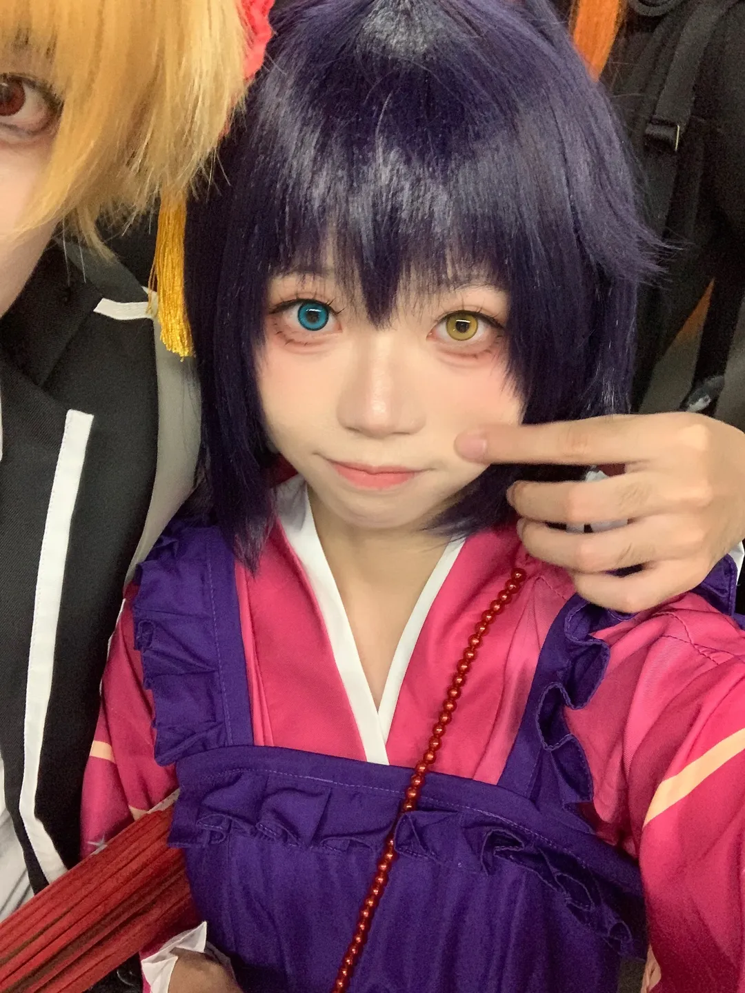 【小鸟游六花cos】中二病也要谈恋爱，和风红伞与异色瞳的视觉呈现 - 第 3 张