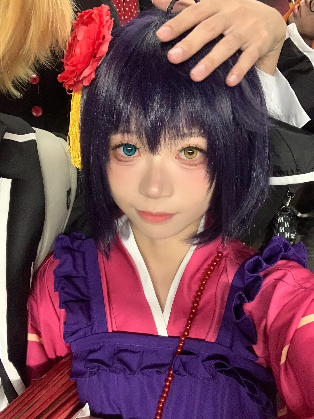 【小鸟游六花cos】中二病也要谈恋爱，和风红伞与异色瞳的视觉呈现 - 第 4 张