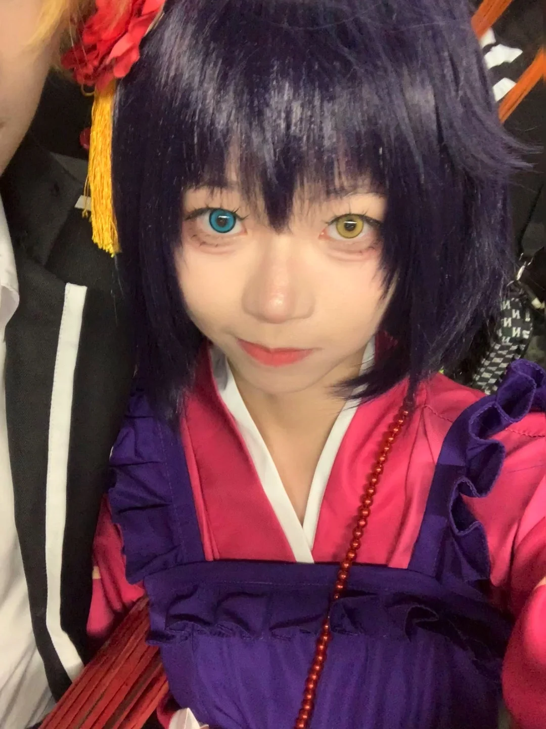 【小鸟游六花cos】中二病也要谈恋爱，和风红伞与异色瞳的视觉呈现 - 第 5 张
