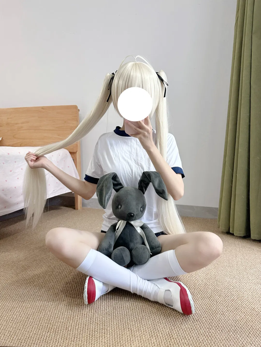 【春日野穹cos】缘之空体操服试衣，对镜记录 - 第 4 张