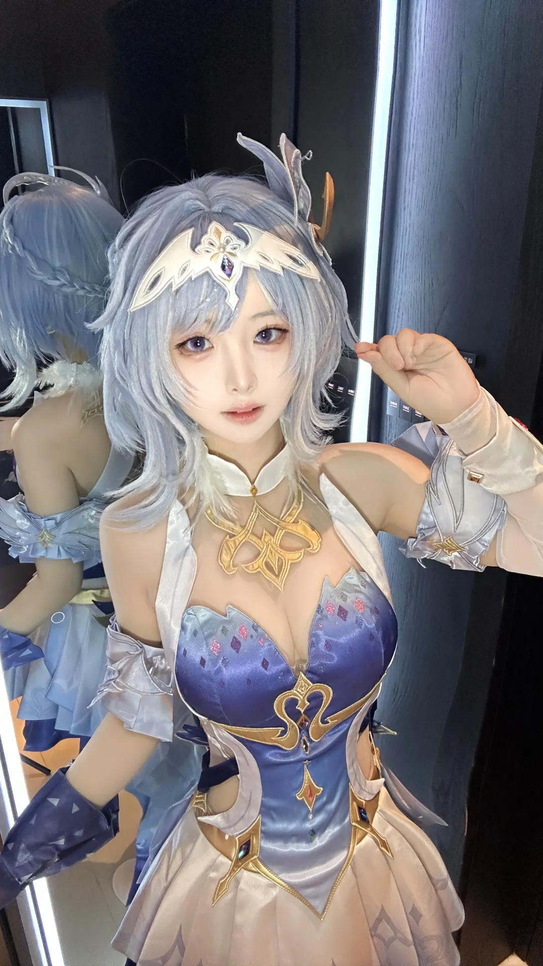 【奥黛塔cos】原神雪鹄的礼赞，细看质感满满 - 第 3 张