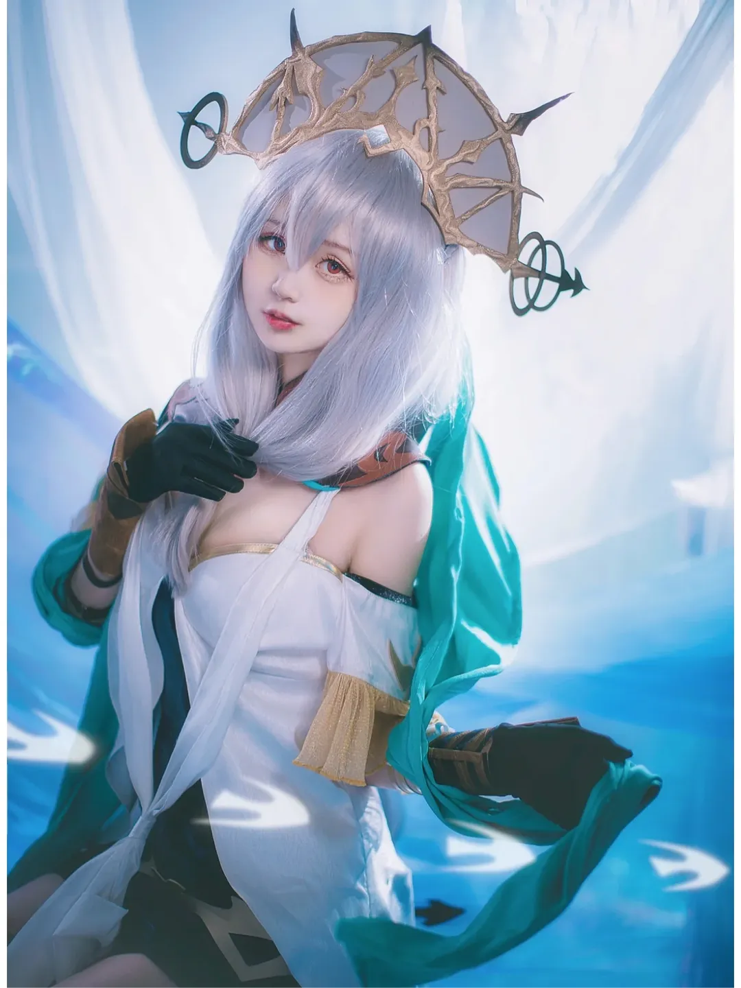 【浊心蒂蒂cos】明日方舟绿蒂蒂配色的视觉演绎 - 第 1 张