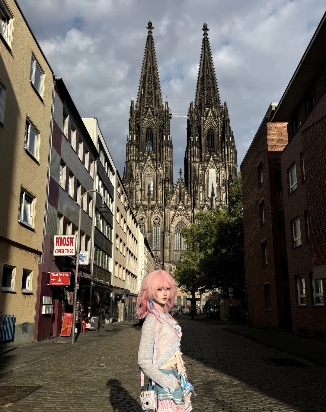 [March 7th cosplay] Honkai: Star Rail headcanon DIY pink-themed outfit - Image 5