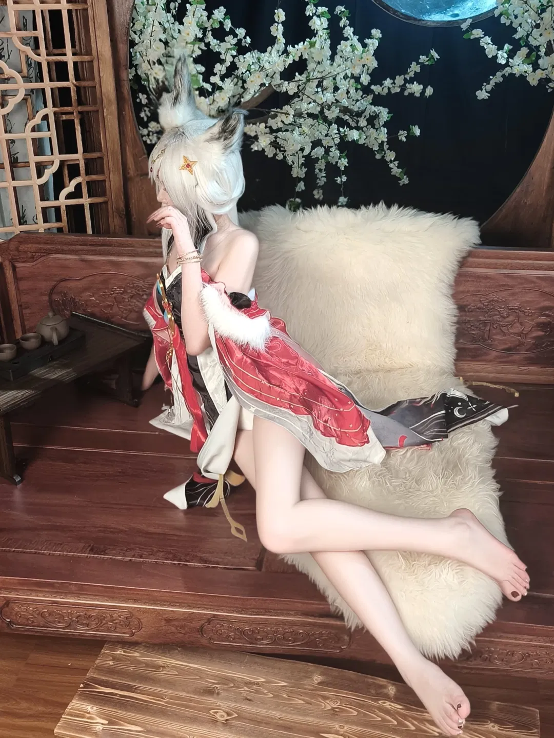 【心月狐cos】鸣潮狐妖的慵懒感，全在这些细节里了 - 第 2 张