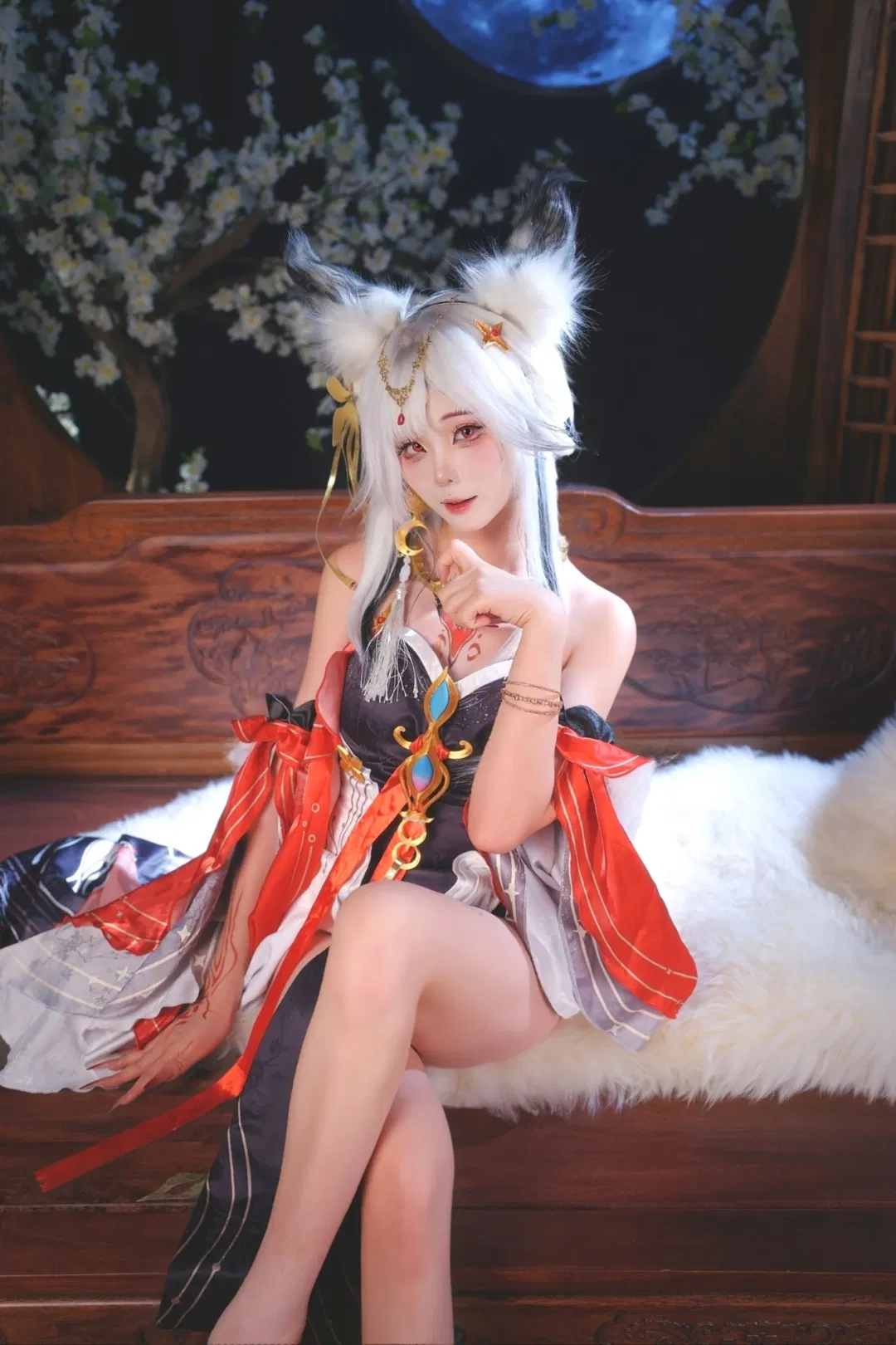 【心月狐cos】鸣潮国风狐妖的月下清影 - 第 2 张