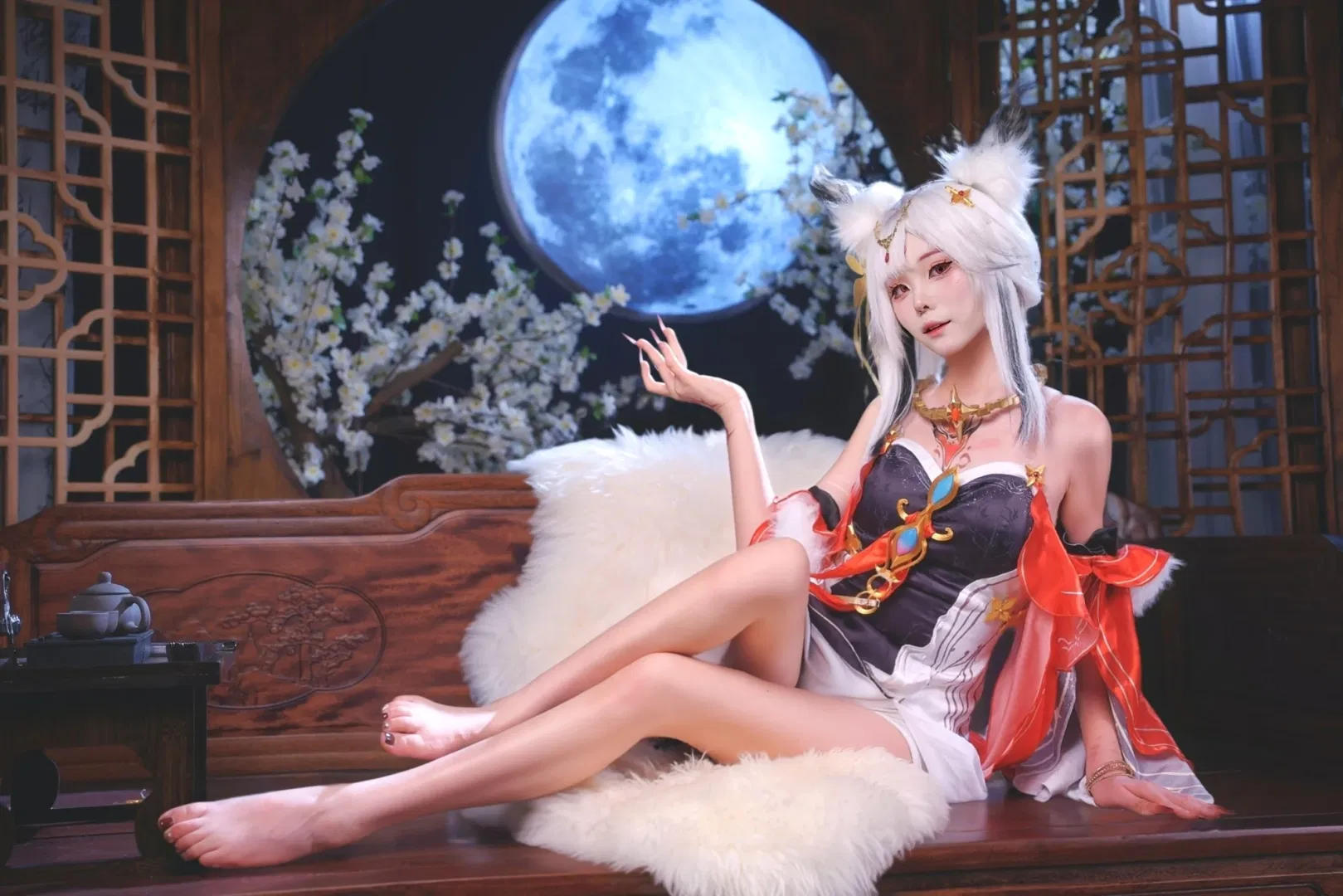 【心月狐cos】鸣潮国风狐妖的月下清影 - 第 5 张