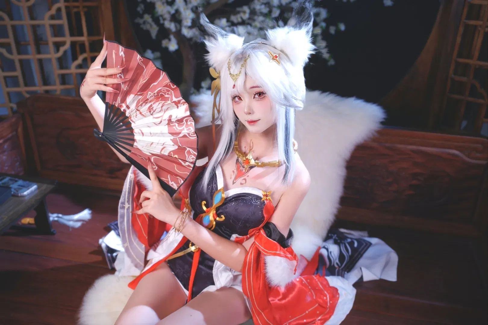 【心月狐cos】鸣潮国风狐妖的月下清影 - 第 6 张