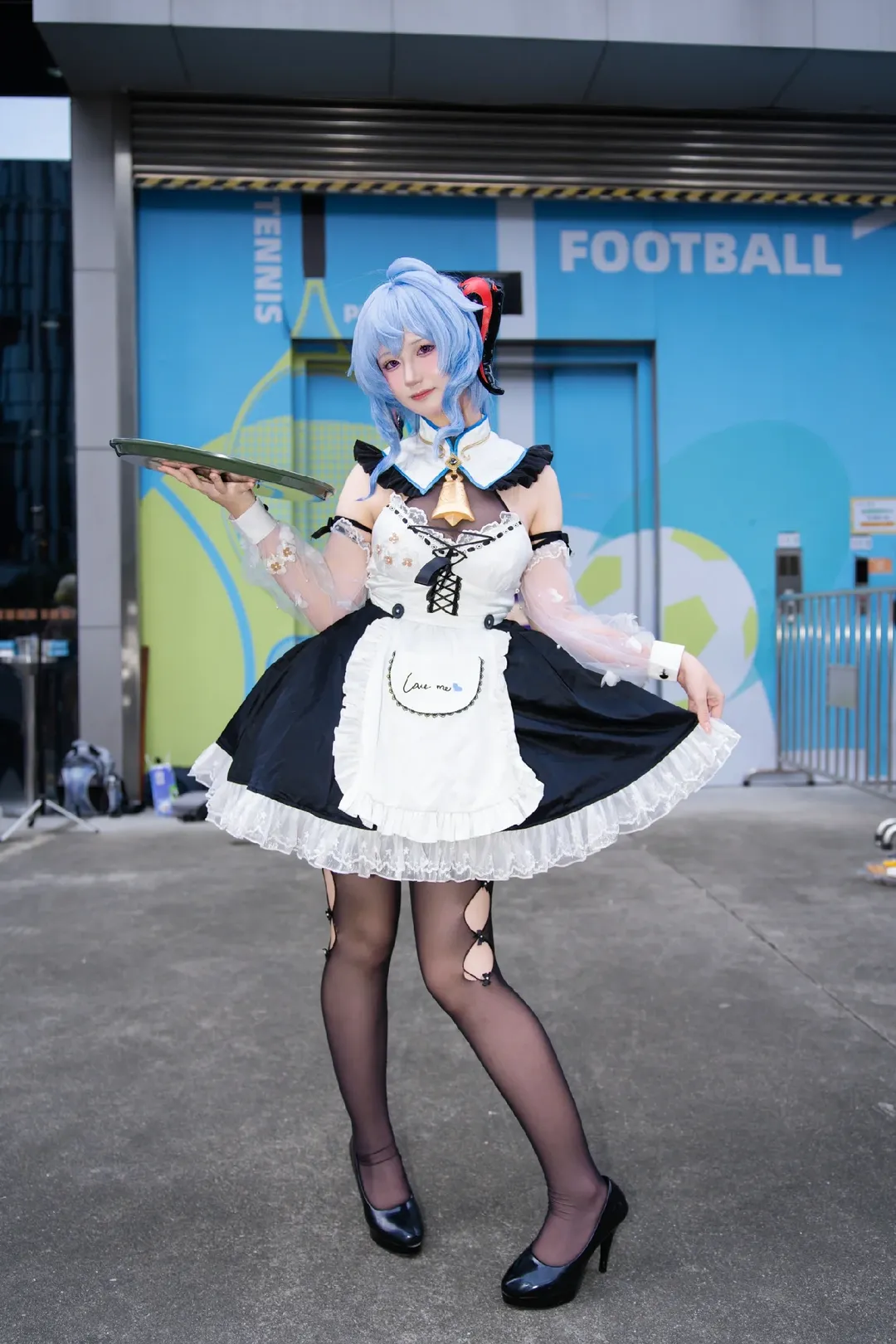 【甘雨cos】原神甘雨女仆装萤火虫漫展返图 - 第 2 张