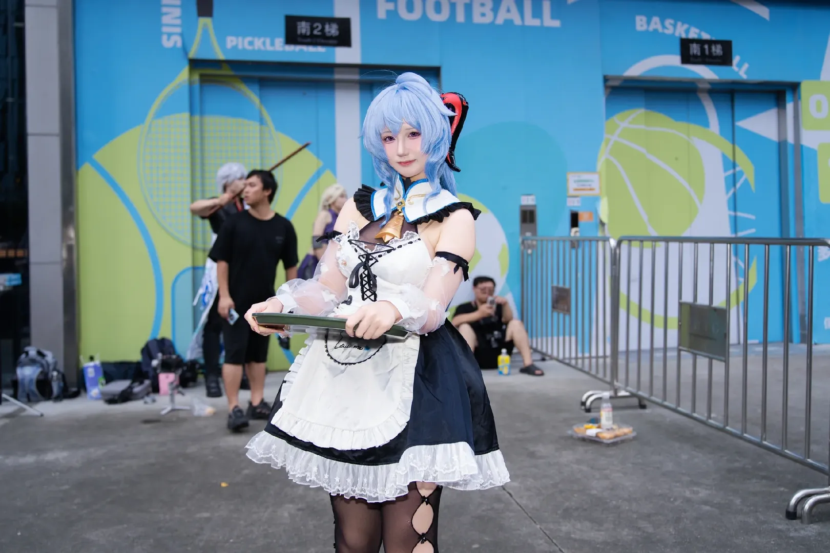 【甘雨cos】原神甘雨女仆装萤火虫漫展返图 - 第 3 张