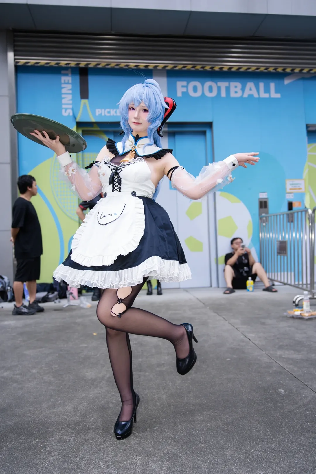 【甘雨cos】原神甘雨女仆装萤火虫漫展返图 - 第 4 张