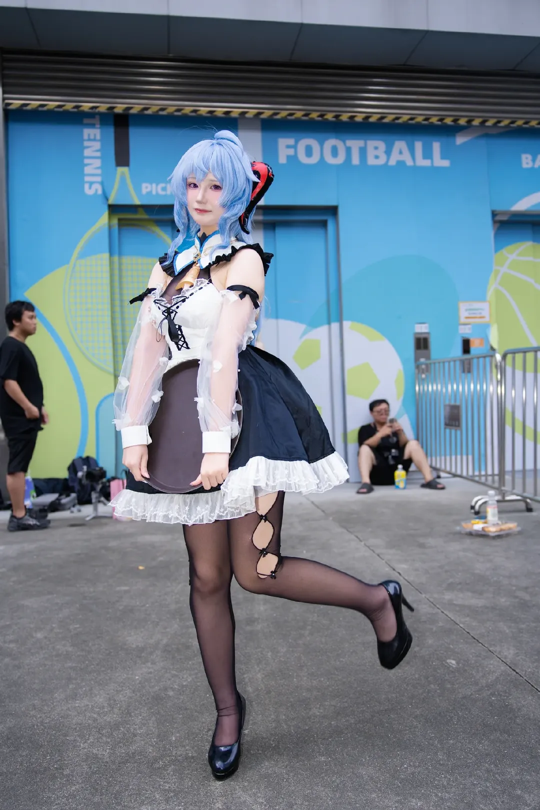 【甘雨cos】原神甘雨女仆装萤火虫漫展返图 - 第 5 张