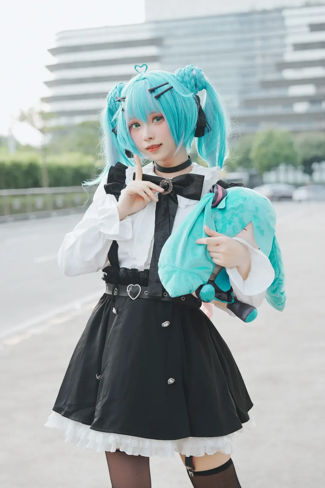 【初音未来cos】地雷系初音的CICF漫展街拍 - 第 2 张