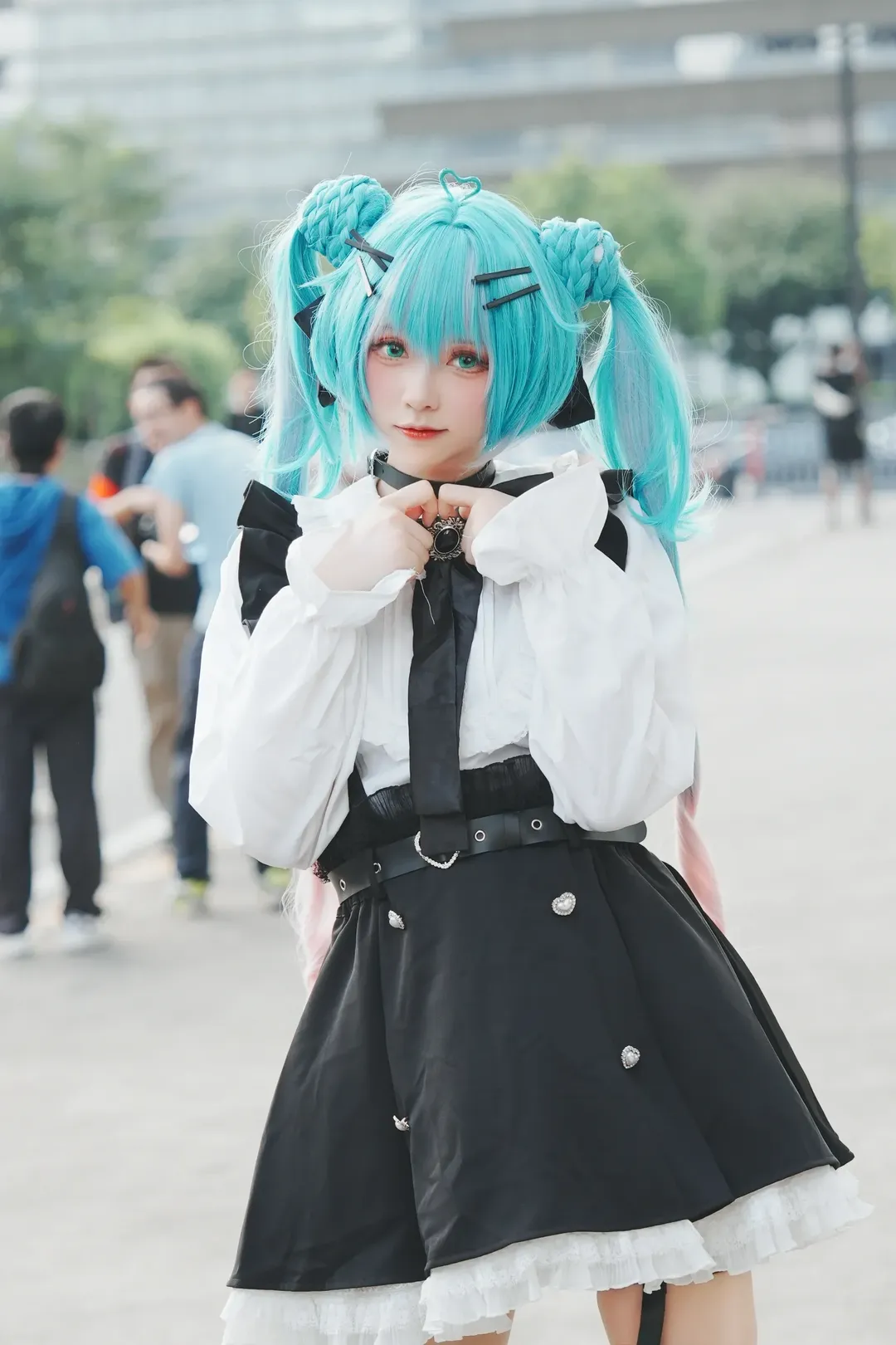 【初音未来cos】地雷系初音的CICF漫展街拍 - 第 3 张