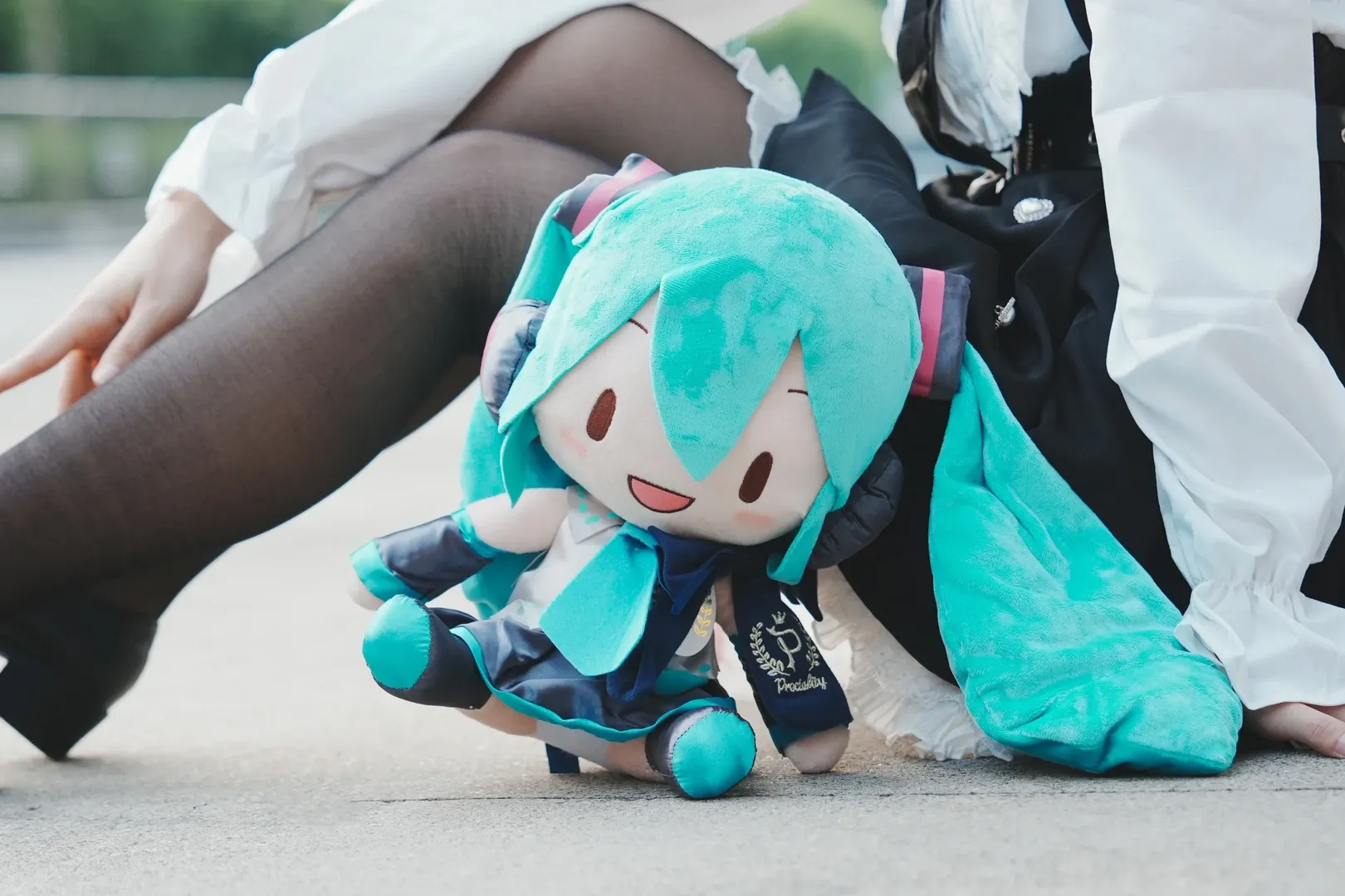 【初音未来cos】地雷系初音的CICF漫展街拍 - 第 7 张