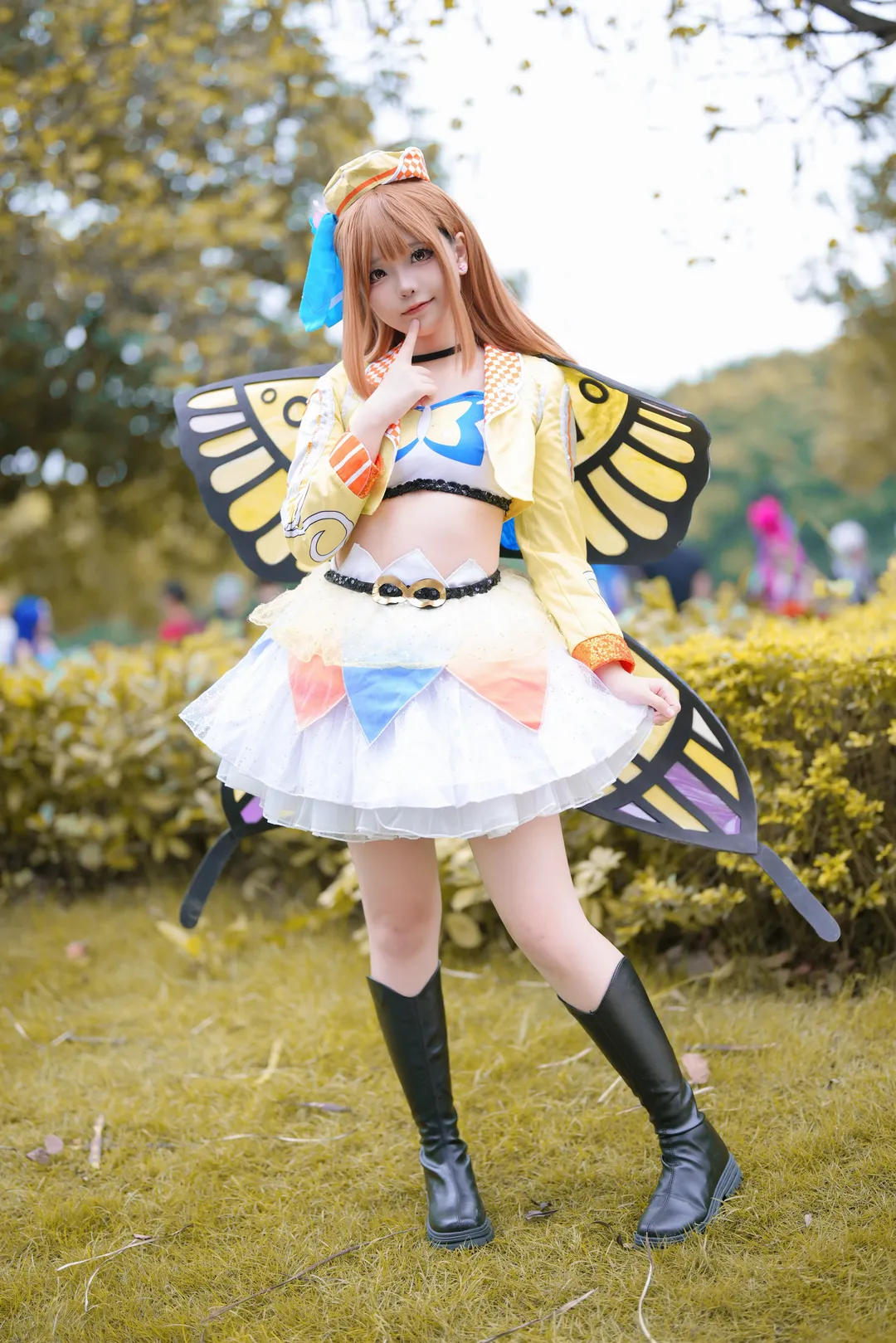 【國木田花丸cos】LoveLive Sunshine 黃色蝴蝶精靈的元氣綻放 - 第 3 張
