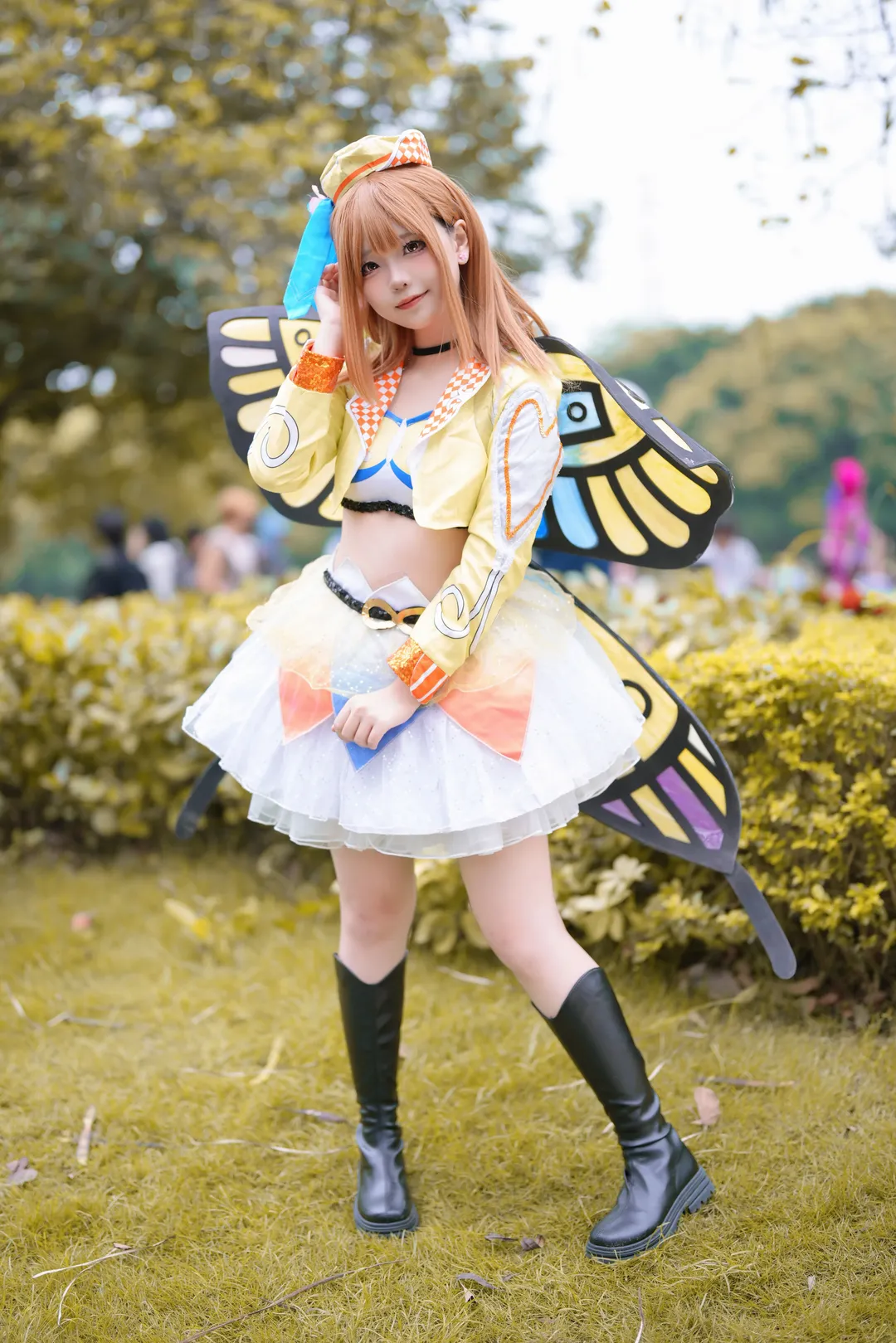 【國木田花丸cos】LoveLive Sunshine 黃色蝴蝶精靈的元氣綻放 - 第 6 張