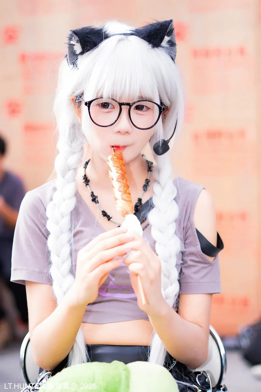 萤火虫漫展合集8 黑皮衣制服与红黑礼服的视觉碰撞 - 第 9 张