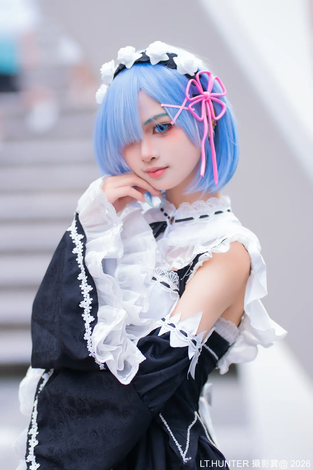 动星外景多风格cosplay记录，暗黑哥特与精灵造型的碰撞 - 第 3 张