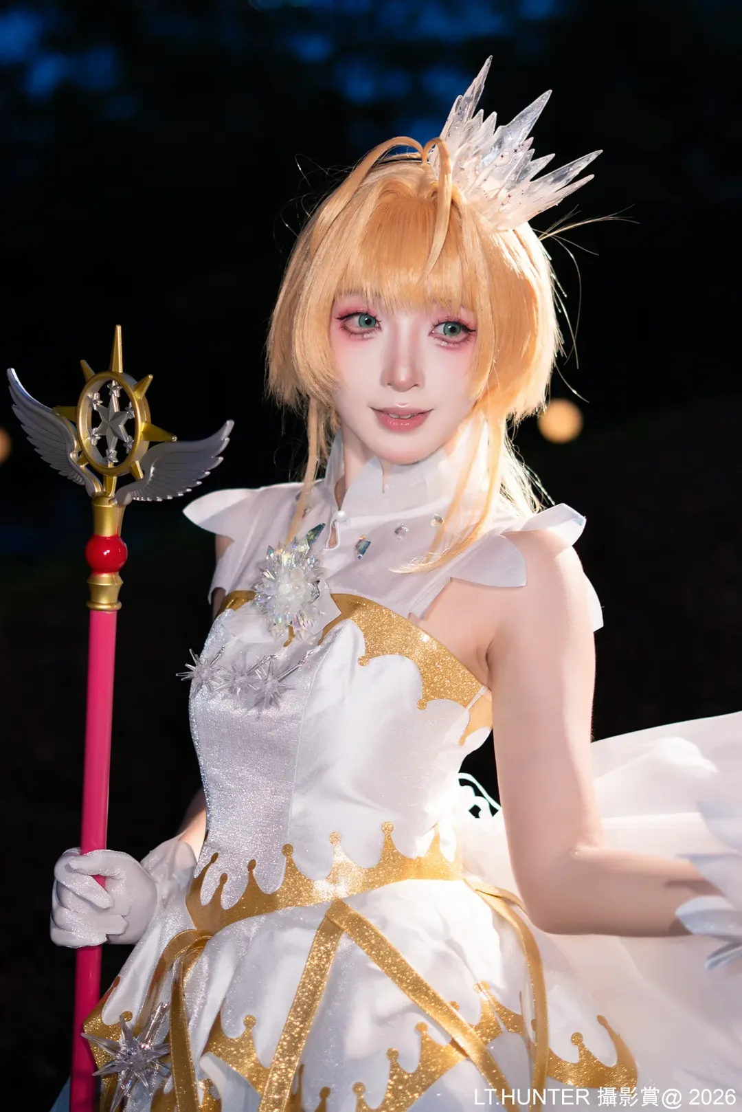 【小櫻cos】螢火蟲漫展的夜景魔法時刻 - 第 8 張