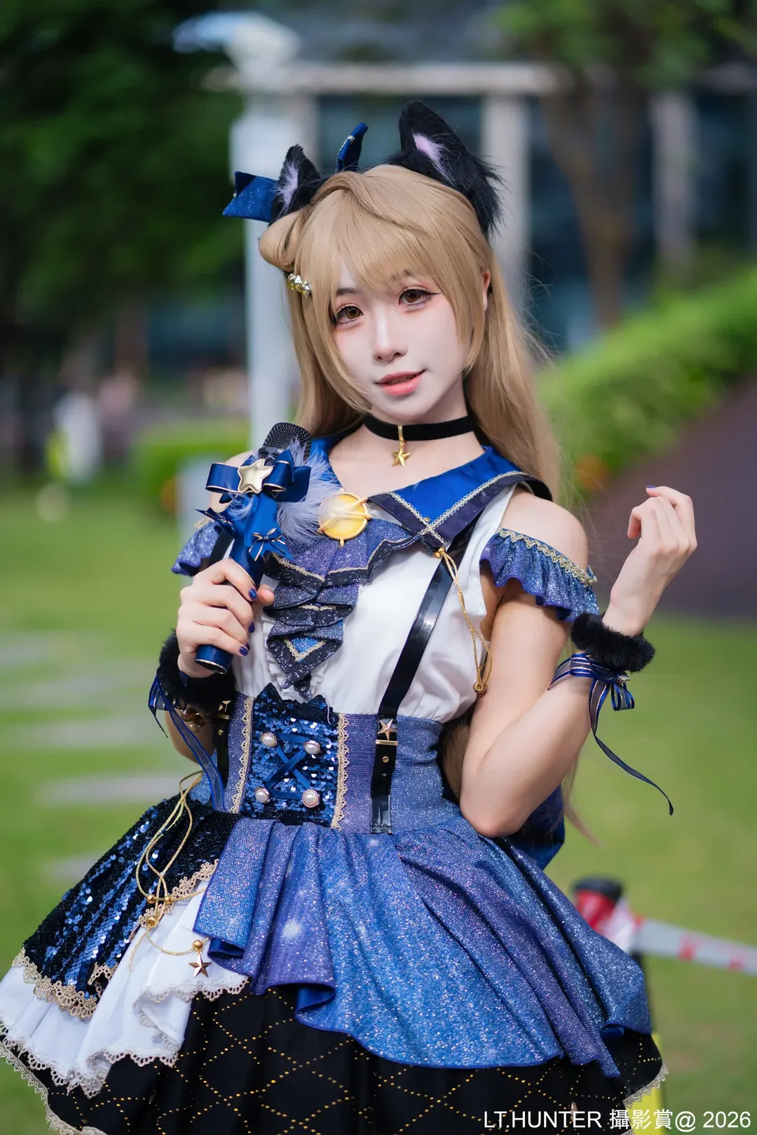 【南小鳥cos】螢火蟲漫展的藍色閃耀時刻 - 第 1 張
