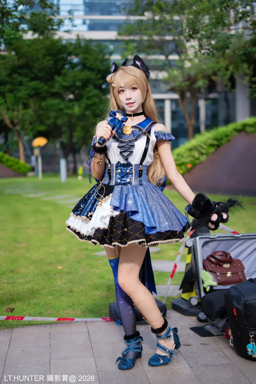 【南小鳥cos】螢火蟲漫展的藍色閃耀時刻 - 第 2 張