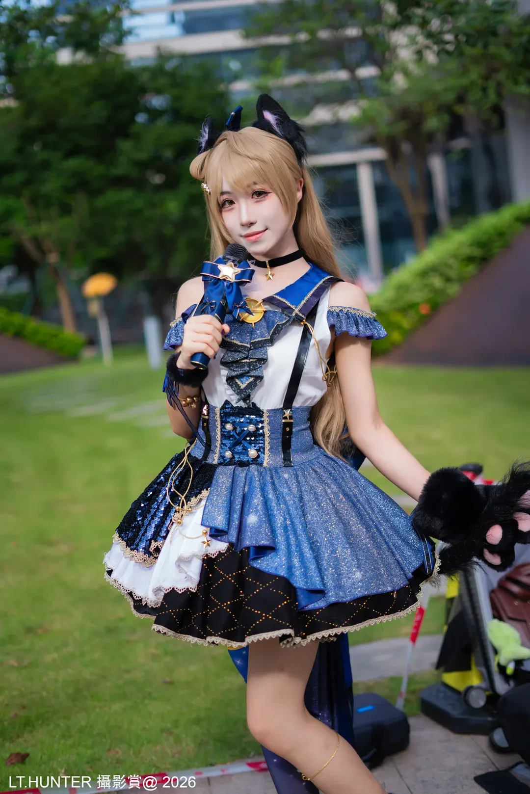 【南小鳥cos】螢火蟲漫展的藍色閃耀時刻 - 第 3 張
