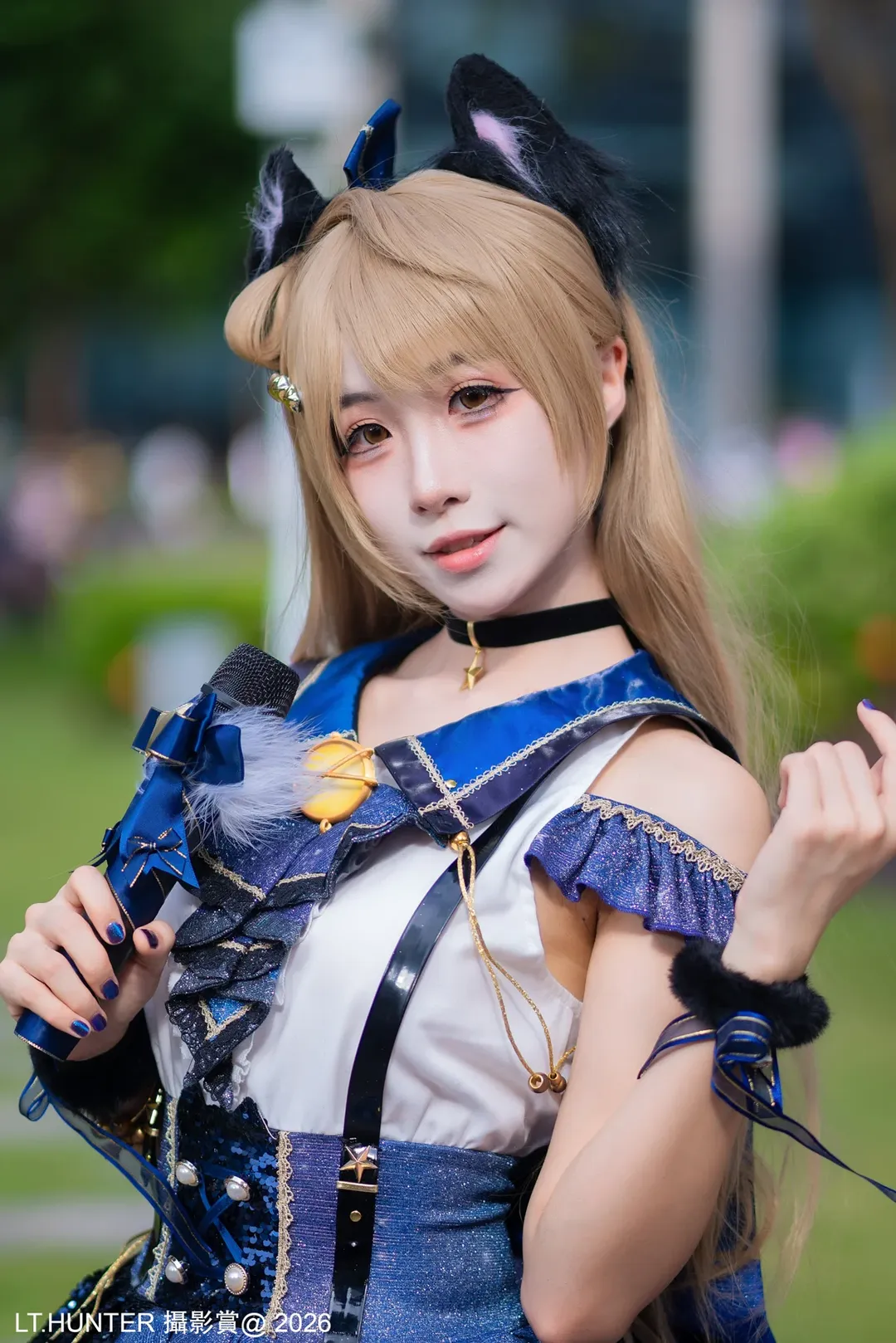 【南小鳥cos】螢火蟲漫展的藍色閃耀時刻 - 第 4 張