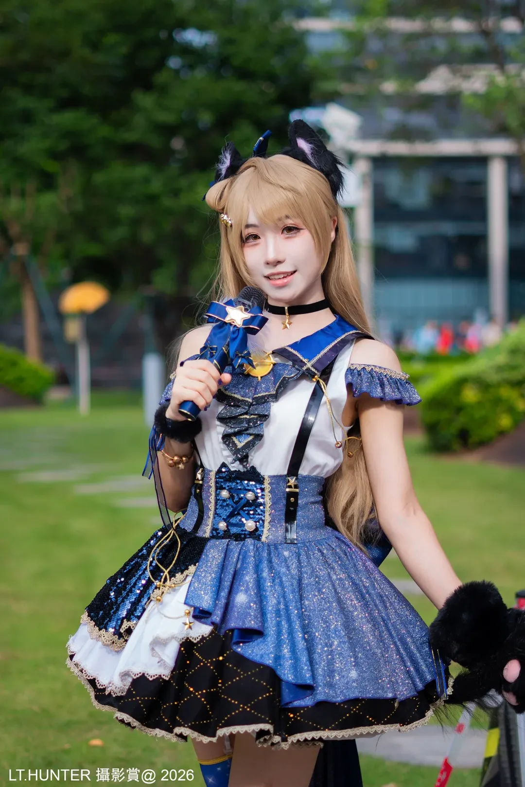 【南小鳥cos】螢火蟲漫展的藍色閃耀時刻 - 第 5 張