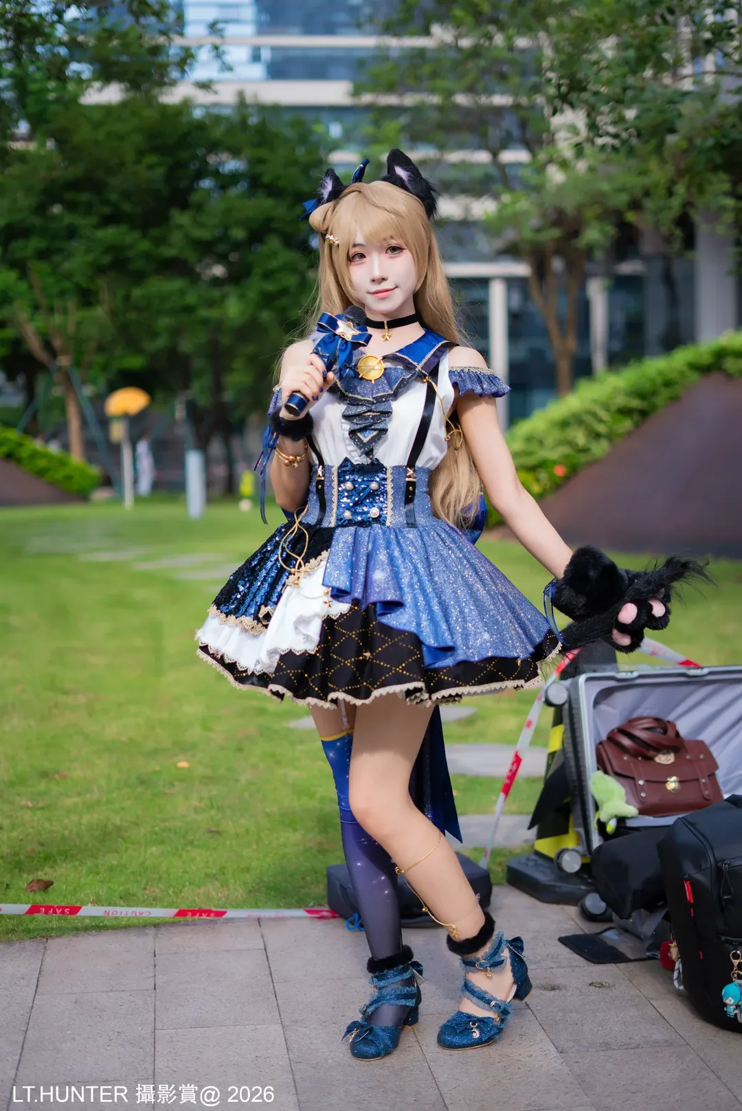 【南小鳥cos】螢火蟲漫展的藍色閃耀時刻 - 第 6 張