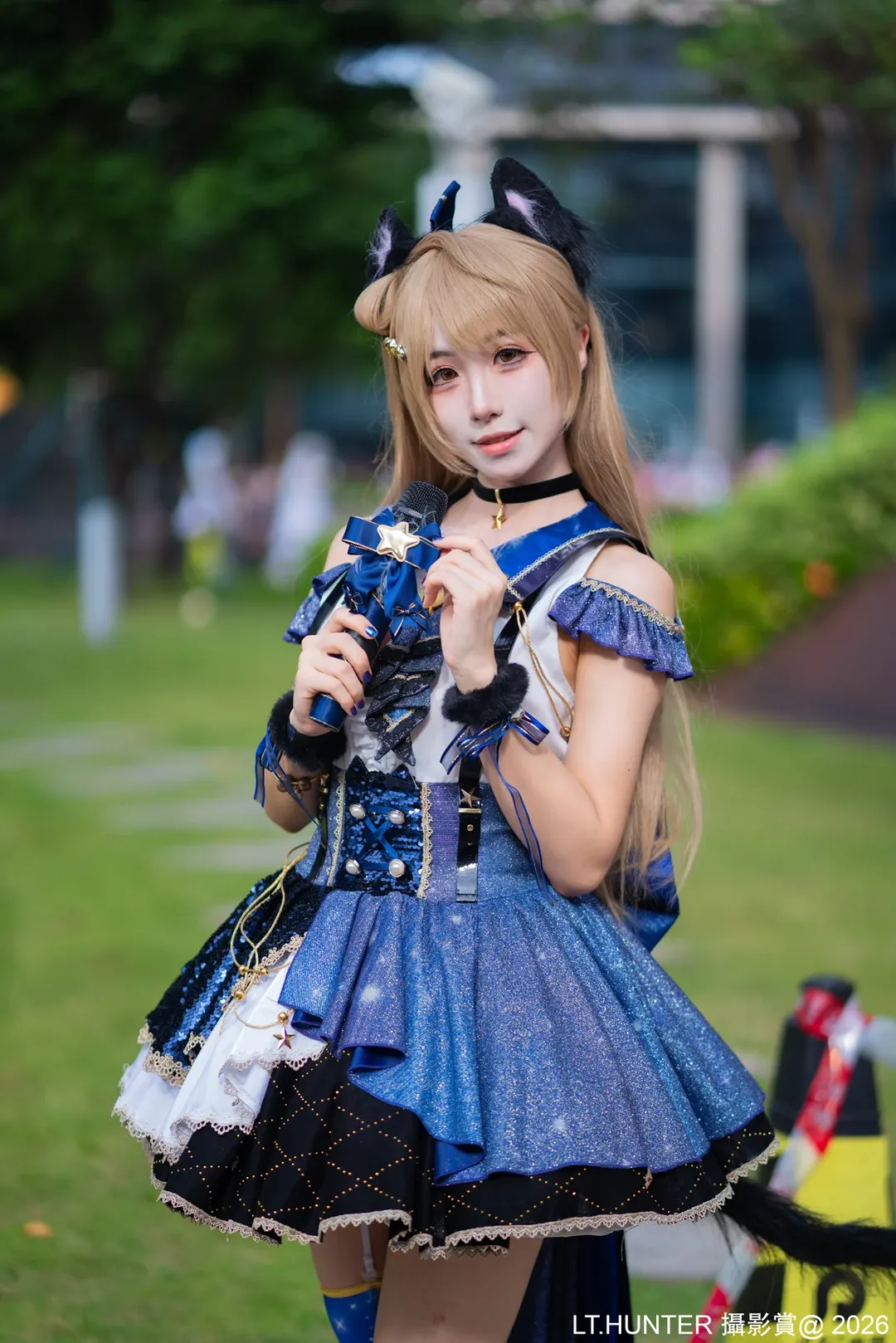 【南小鳥cos】螢火蟲漫展的藍色閃耀時刻 - 第 7 張