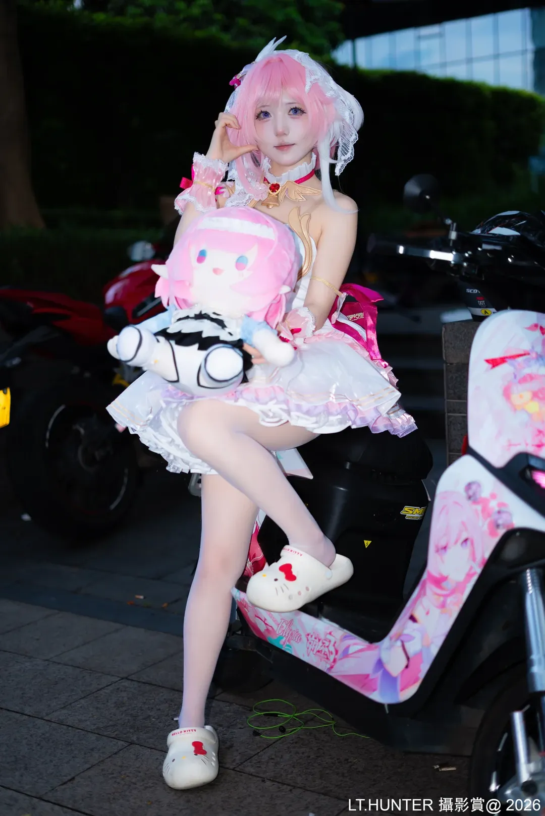 【爱莉希雅cos】萤火虫漫展粉色甜心的日常记录 - 第 4 张