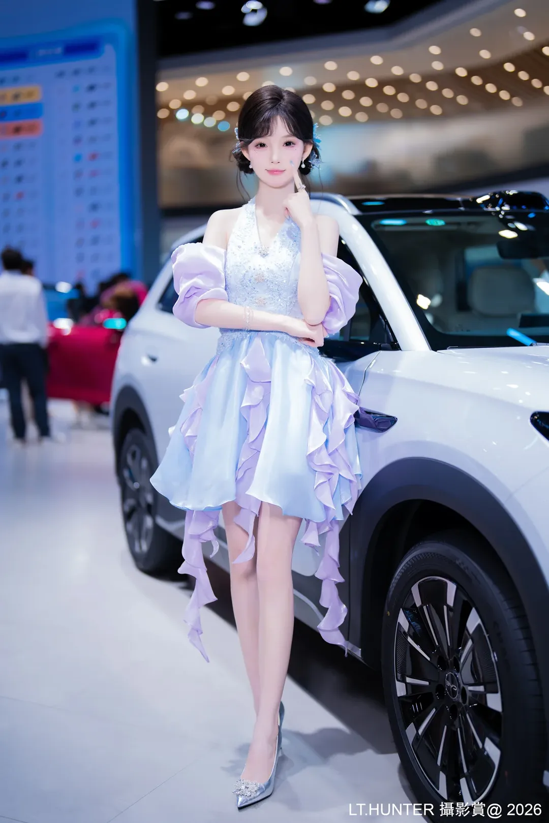 蓝紫渐变礼服车展现场记录 - 第 2 张