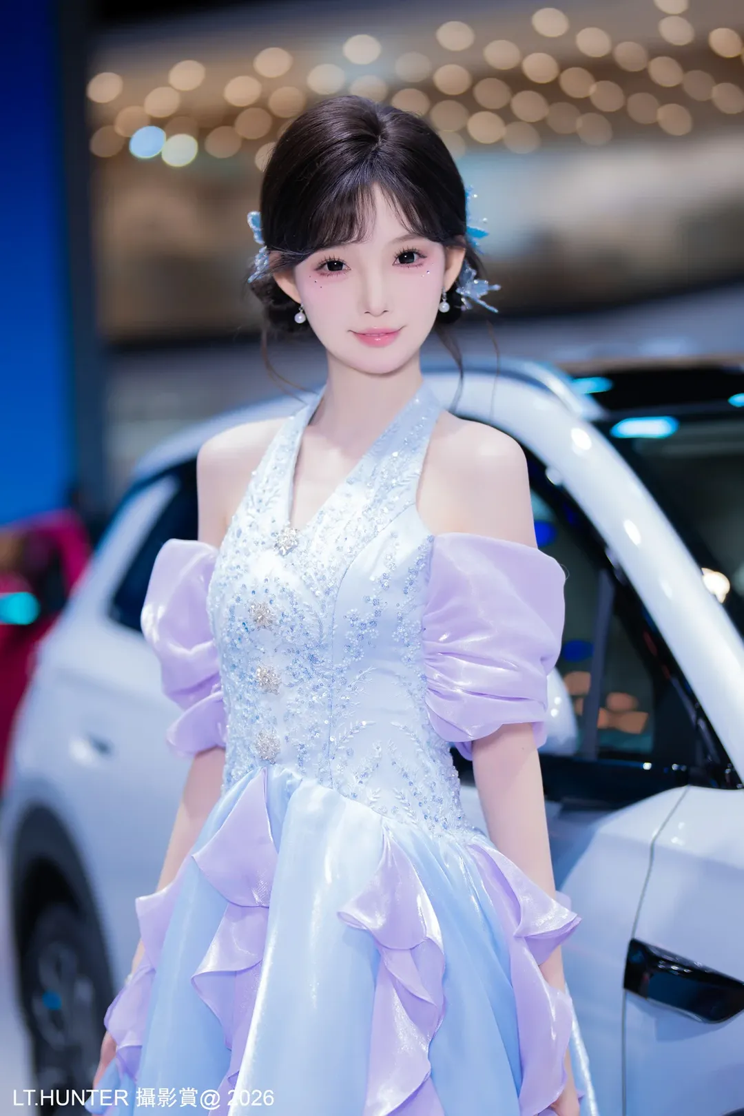 蓝紫渐变礼服车展现场记录 - 第 3 张
