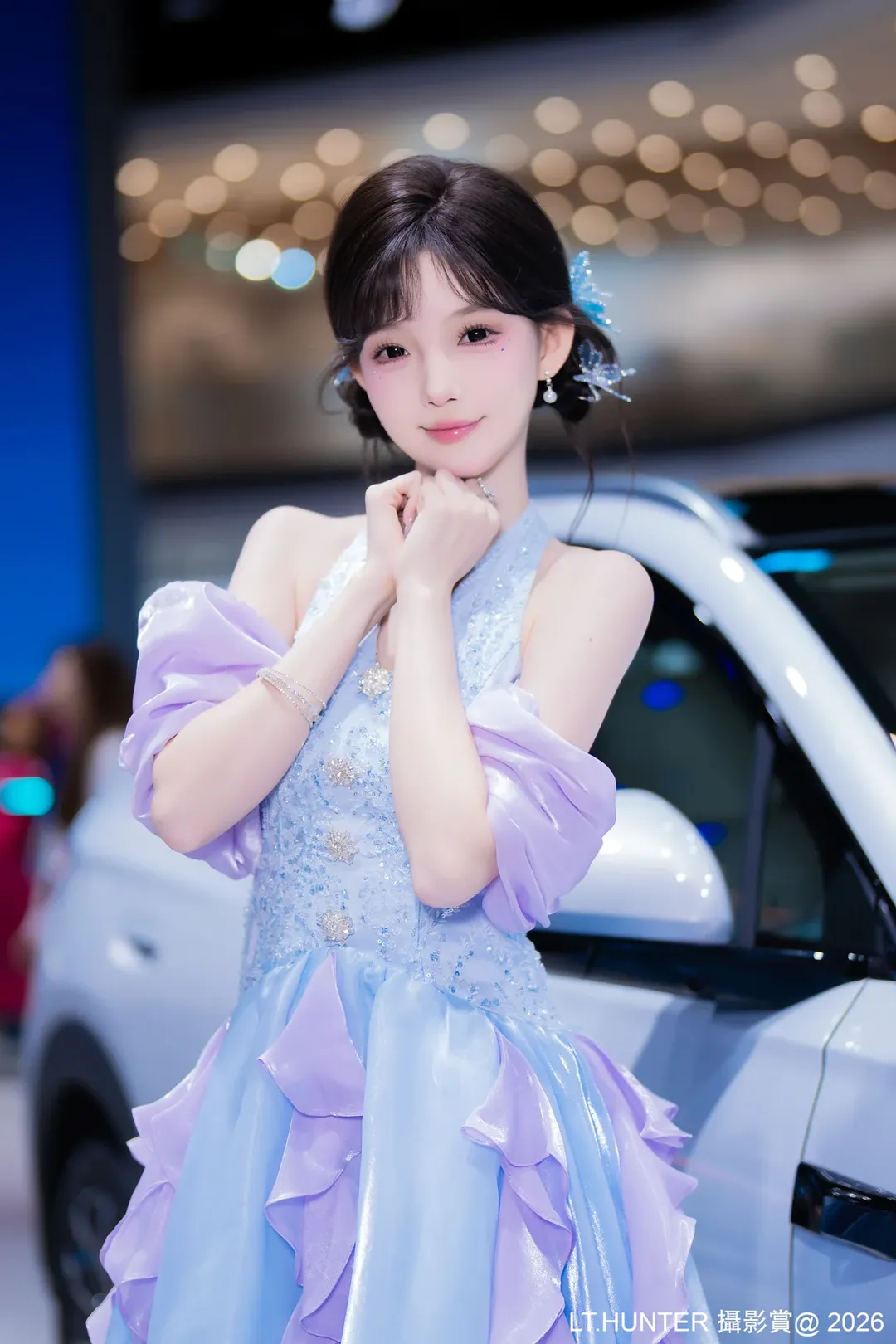 蓝紫渐变礼服车展现场记录 - 第 4 张