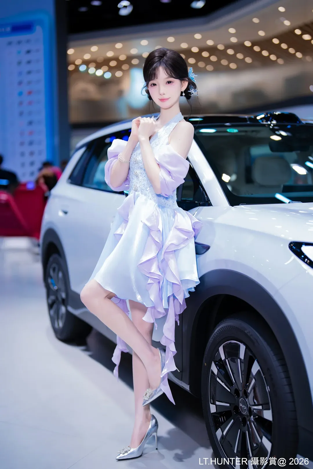 蓝紫渐变礼服车展现场记录 - 第 5 张