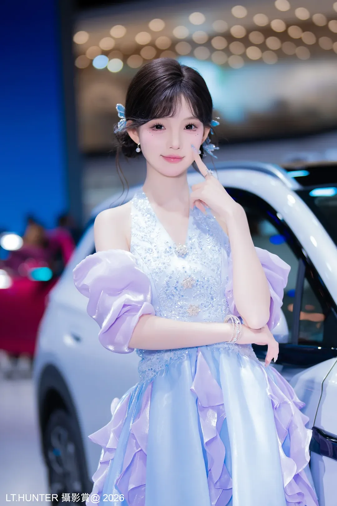 蓝紫渐变礼服车展现场记录 - 第 8 张