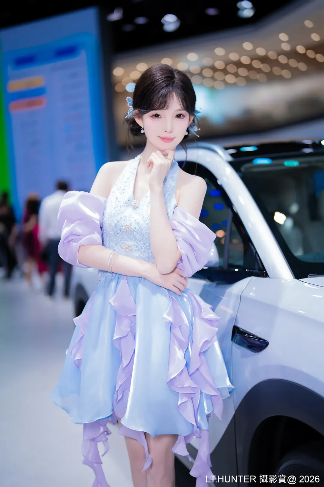 蓝紫渐变礼服车展现场记录 - 第 9 张