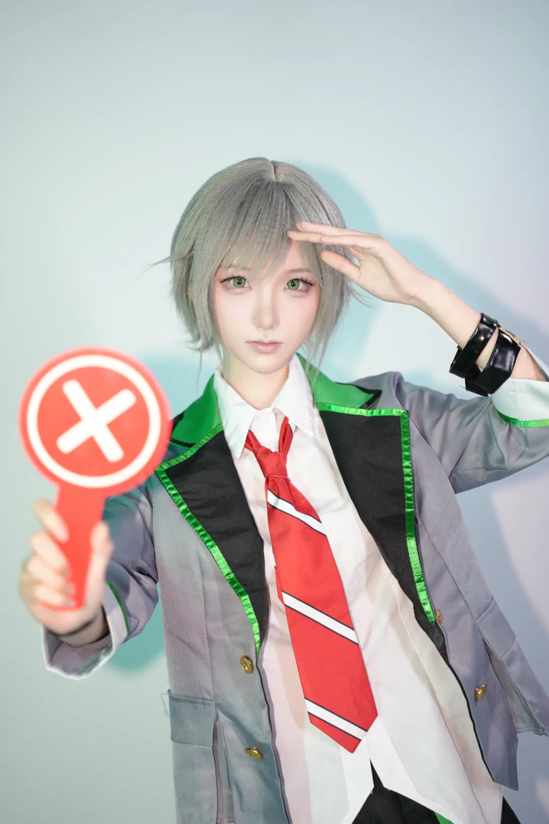 【日野森志步cos】倾盆大雨的大晴天，在pjsk里捕捉志步的帅气瞬间 - 第 4 张