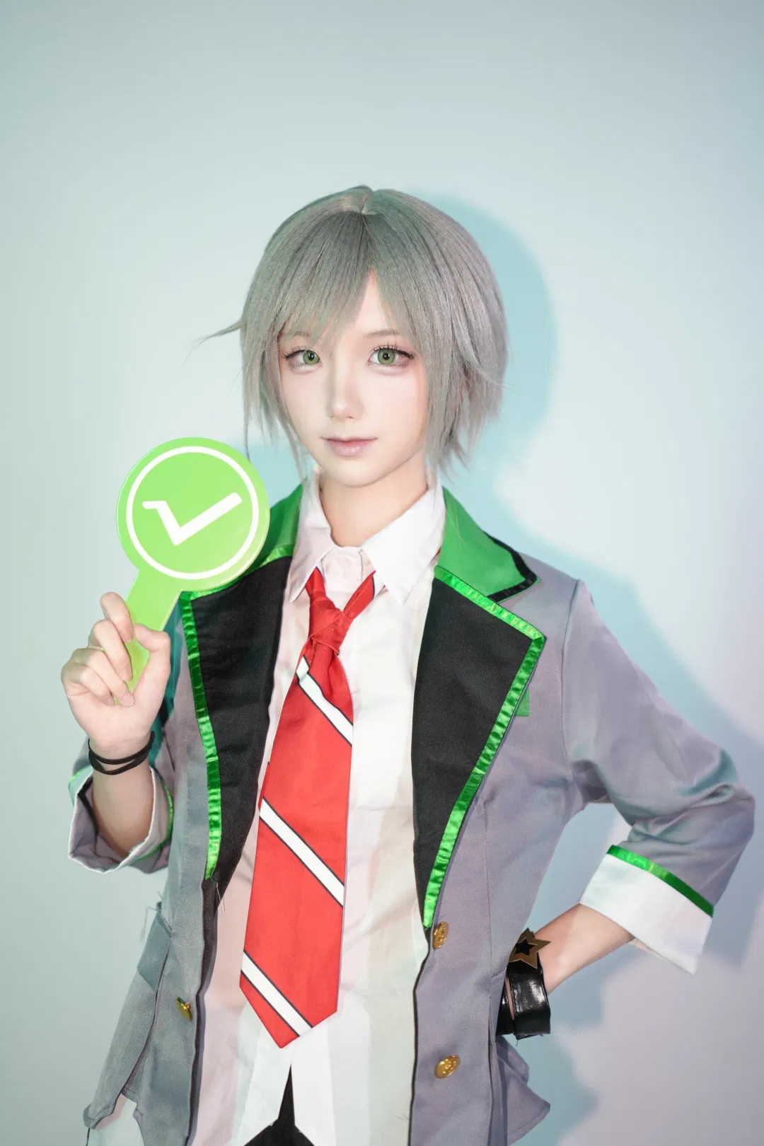 【日野森志步cos】倾盆大雨的大晴天，在pjsk里捕捉志步的帅气瞬间 - 第 6 张