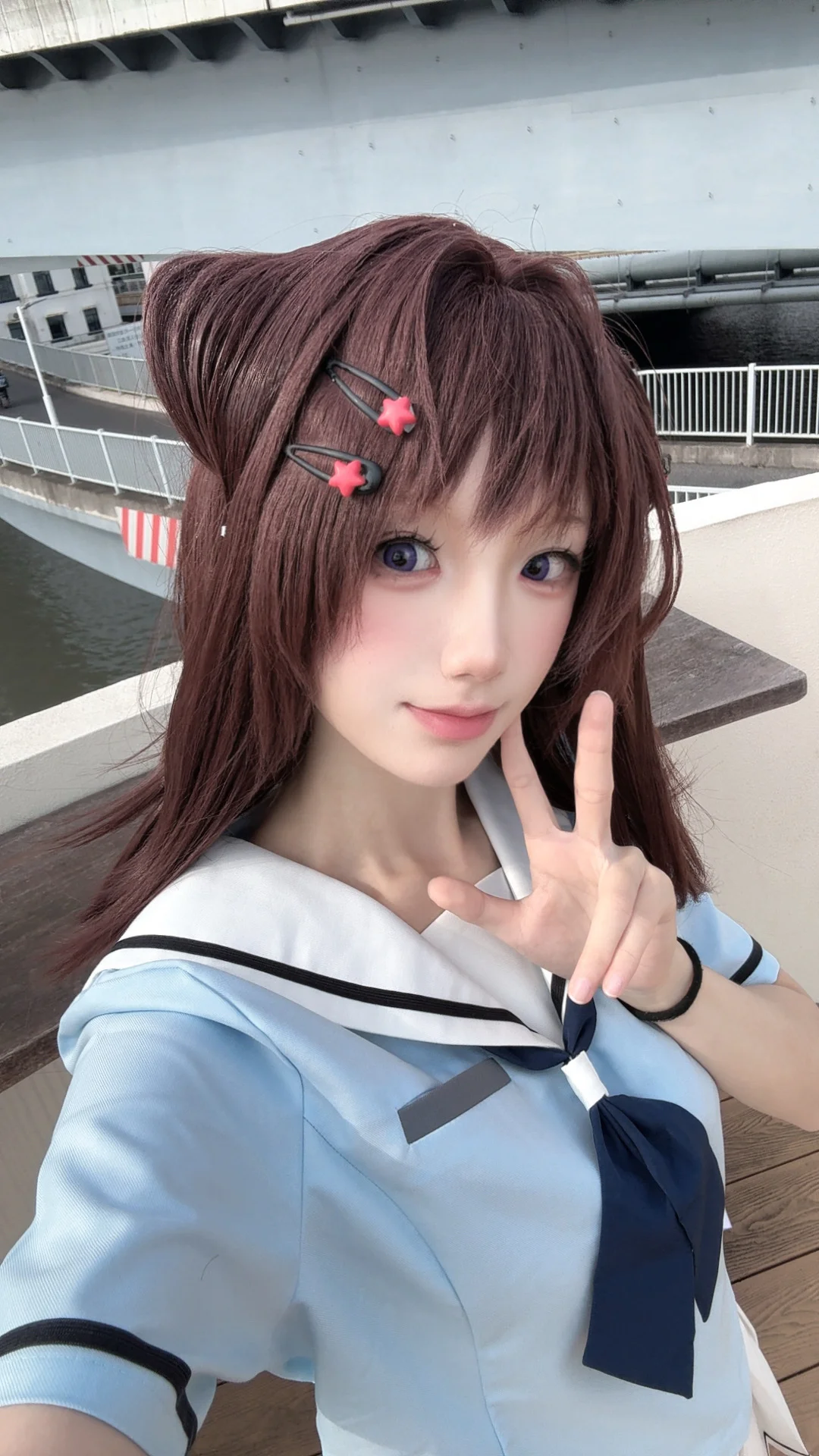 户山香澄cos：BanG Dream!的星星水手服造型 - 第 1 张