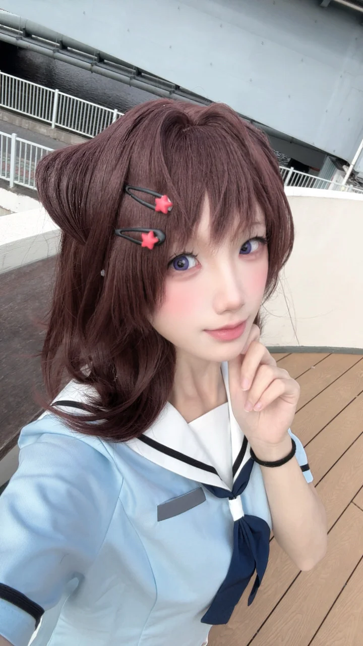 户山香澄cos：BanG Dream!的星星水手服造型 - 第 2 张
