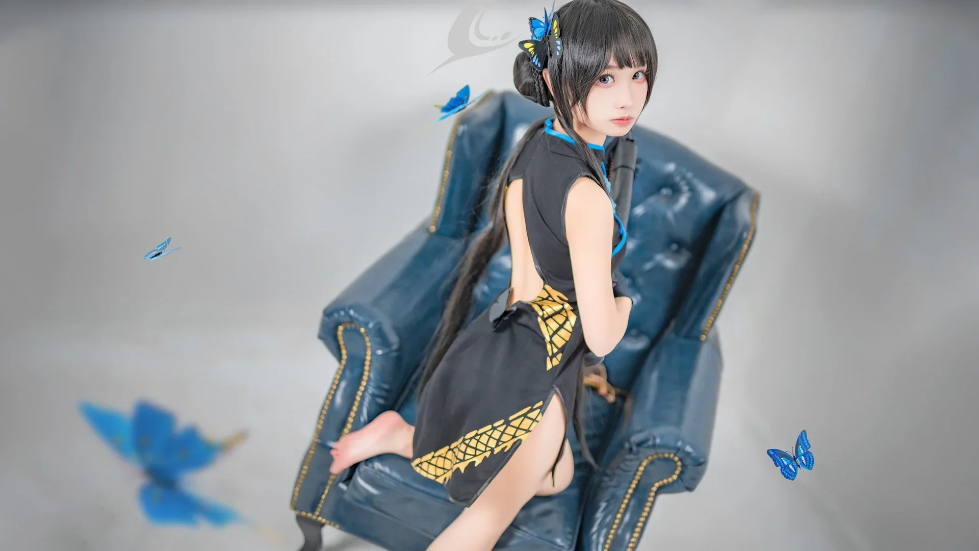 【妃咲cos】碧蓝档案玄龙门下的女王气场 - 第 4 张