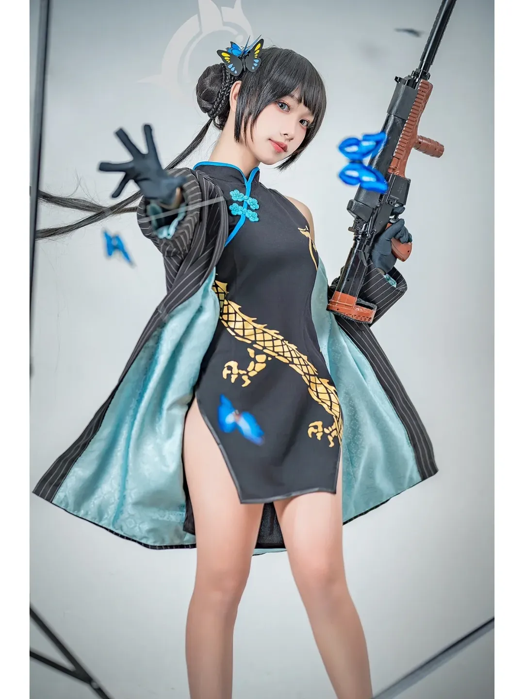 【妃咲cos】碧蓝档案玄龙门下的女王气场 - 第 8 张