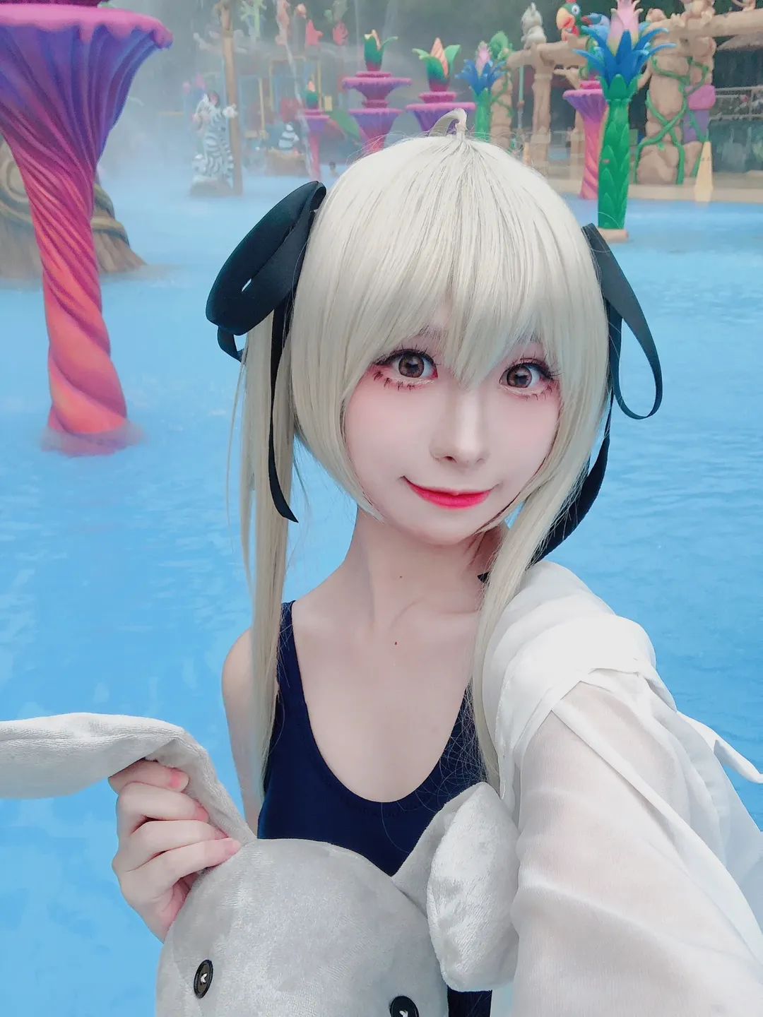 【穹妹cos】缘之空里的经典死库水，长隆水上乐园夏日游 - 第 3 张