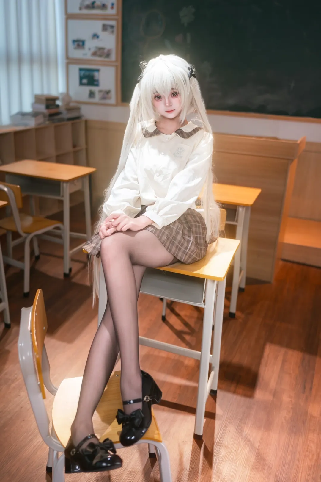 【春日野穹cos】緣之空裡屬於我的靜謐教室時光 - 第 3 張