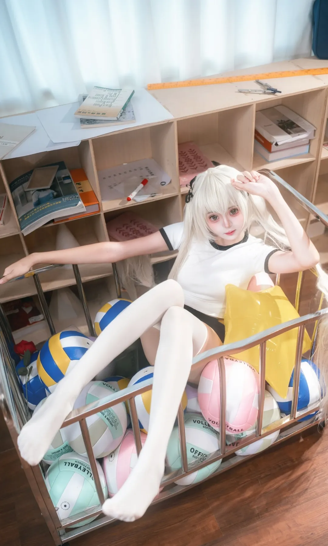 【春日野穹cos】缘之空校园体操服摄影记录 - 第 1 张