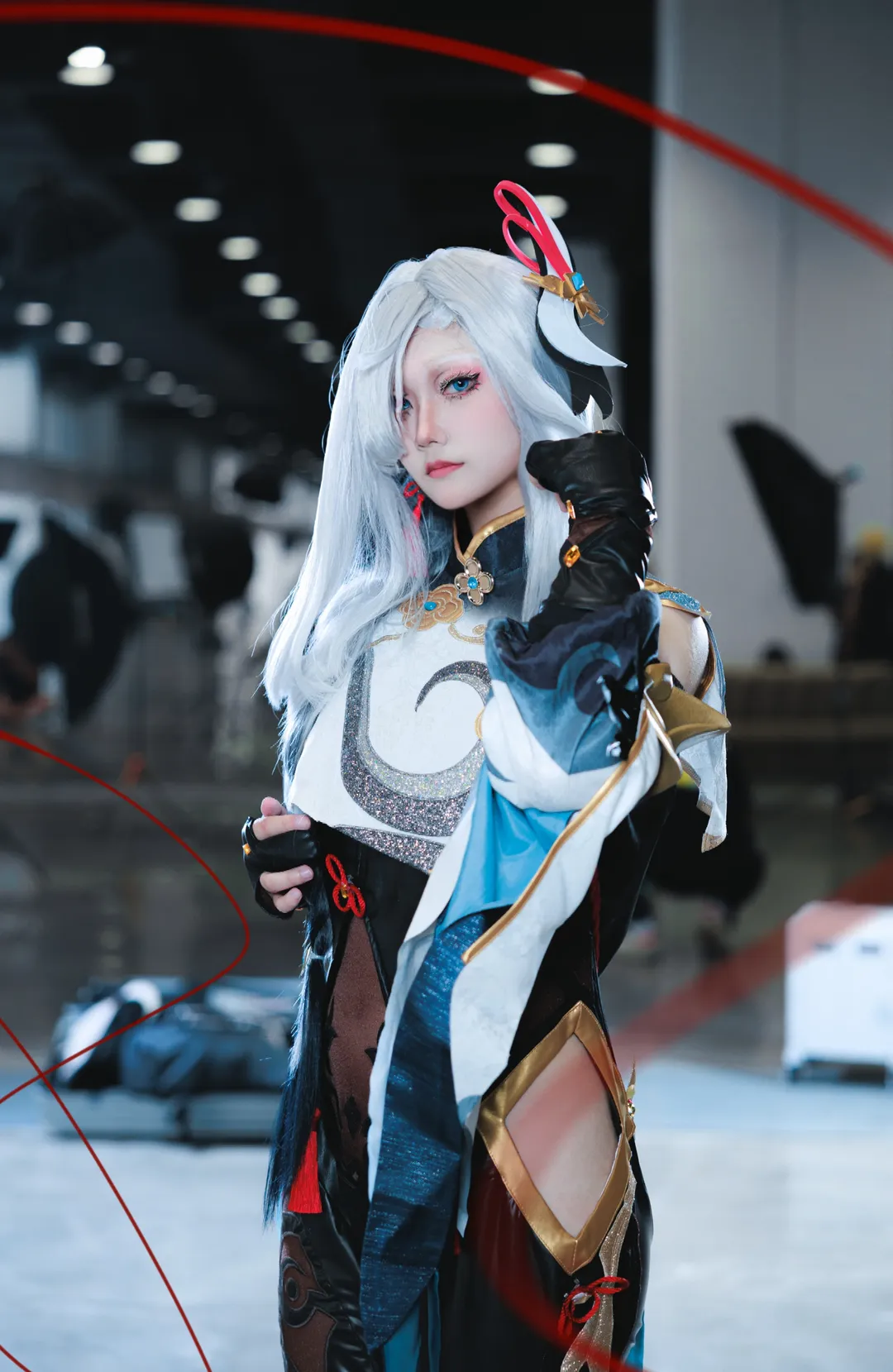 【申鹤cos】原神申鹤的漫展场照分享 - 第 2 张