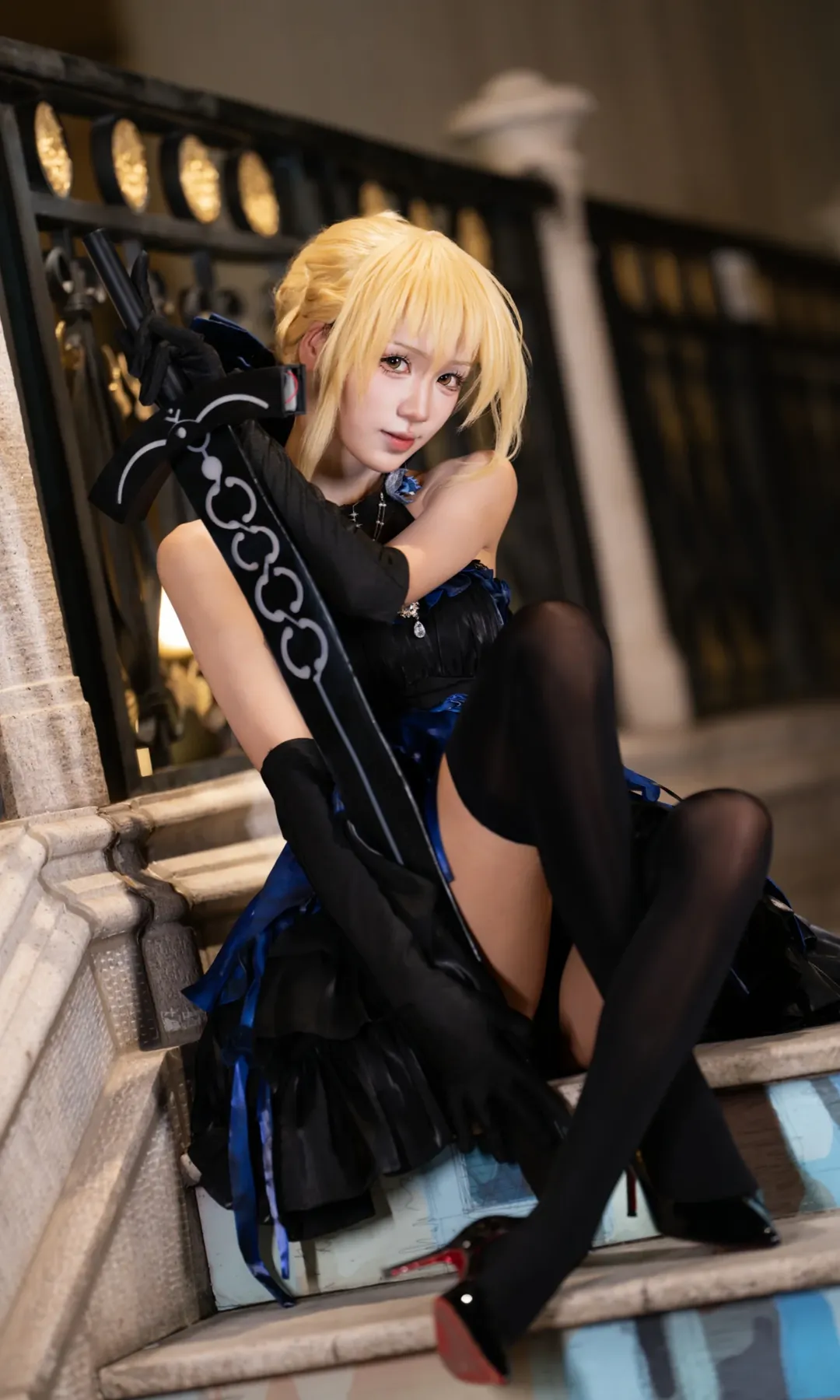 【阿尔托莉雅cos】fate誓约胜利之剑的暗夜降临 - 第 1 张